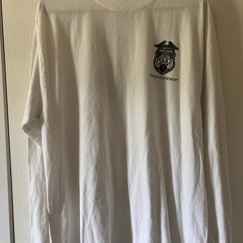 Harley Davidson police t shirt